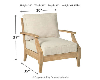 Clare View - Lounge Chair w/Cushion  - Beige