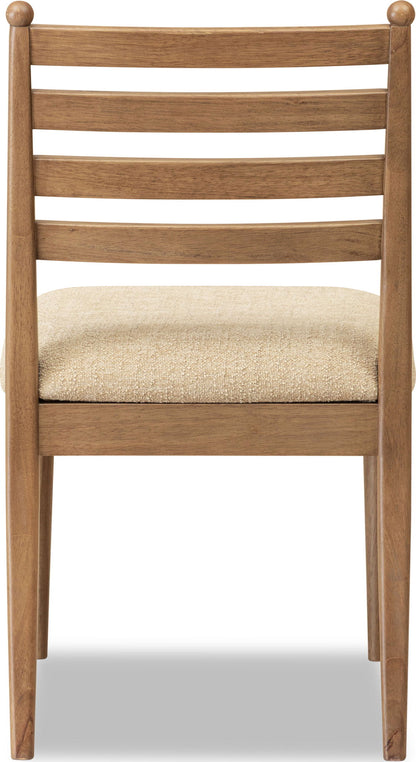 Langley - Ldr Back Chair (Set of 2) - Sourdough / Cabin Glow