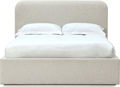 Virgil Off-White - Upholstered Platform Bed (2026)