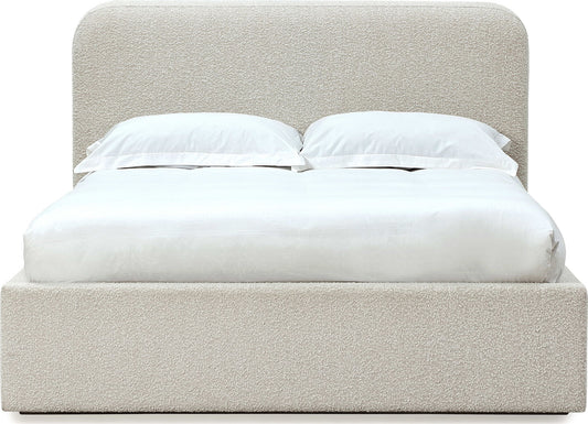 Virgil Off-White - Upholstered Platform Bed (2026)