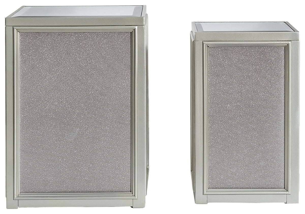 Traleena - Nesting End Tables (Set of 2) - Silver Finish