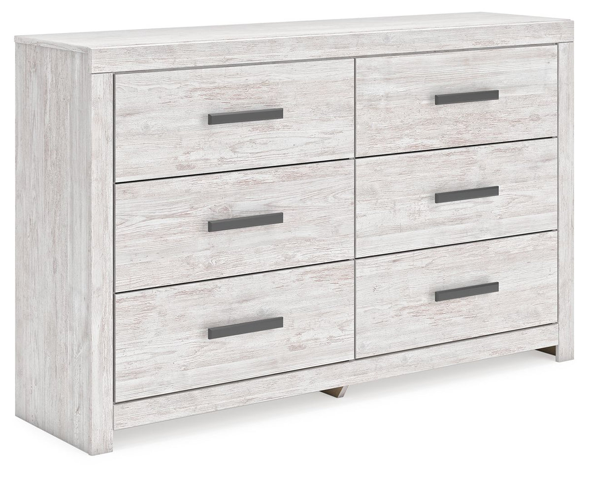Cayboni - Six Drawer Dresser - Whitewash