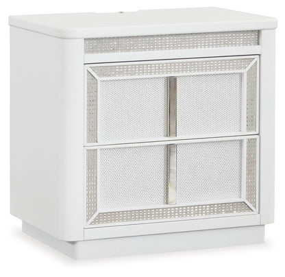 Chalanna - Two Drawer Night Stand - White