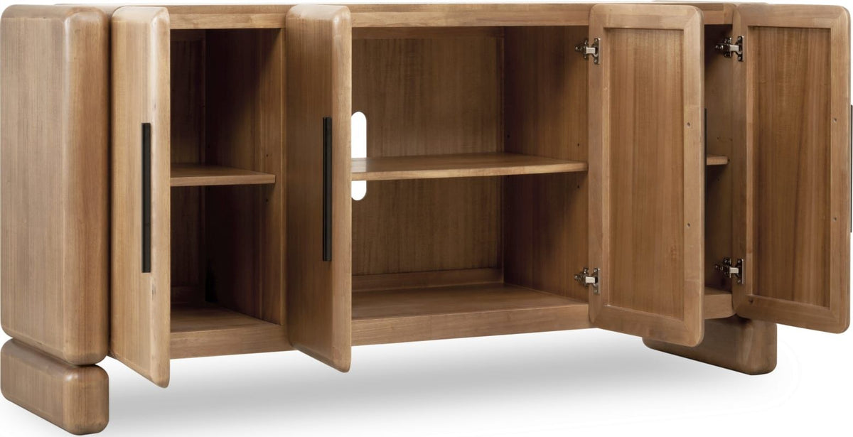 Nia - Four Door Acacia Wood Sideboard - Lioness