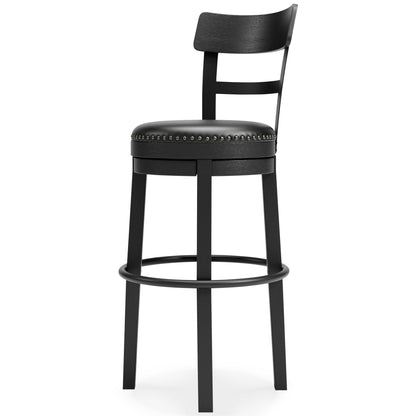 Valebeck - Tall Upholstered Swivel Barstool
