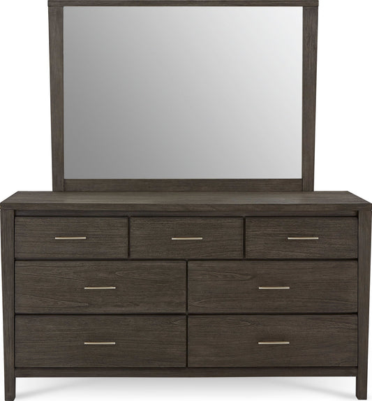 Nevis Riva - Dresser Mirror - Sharkskin