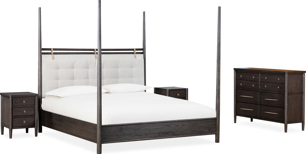 Rockport - Upholstered Poster Bed