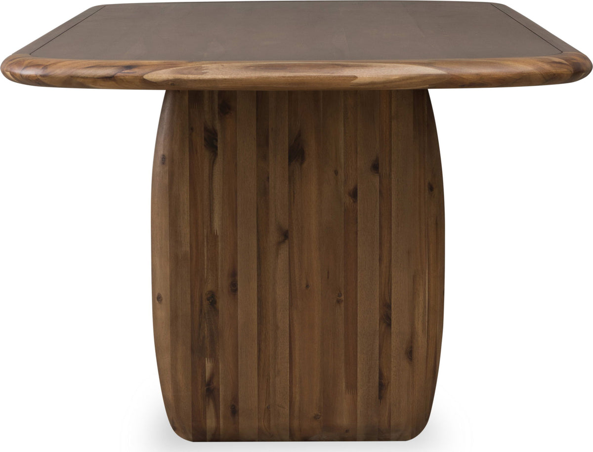 Xolani - Rectangular Acacia Wood Pedestal Table - Impala