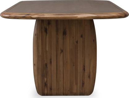 Xolani - Rectangular Acacia Wood Pedestal Table - Impala