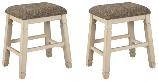 Bolanburg - Upholstered Stool (Set of 2) - Beige