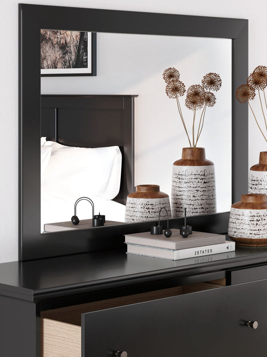 Maribel - Bedroom Mirror - Black