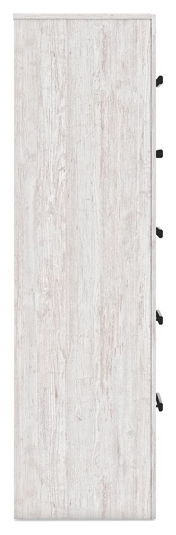 Cayboni - Five Drawer Chest - Whitewash