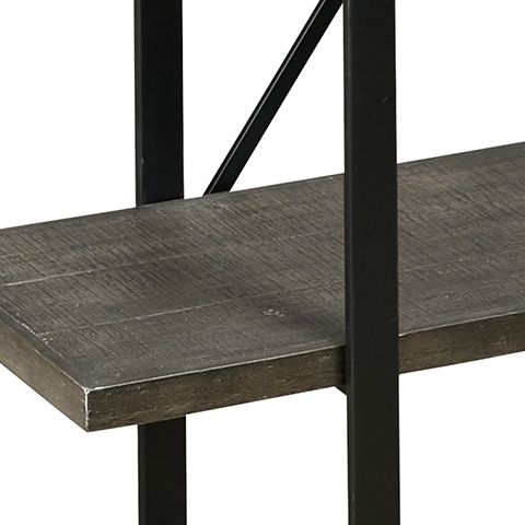Gilesgrove - Bookcase - Black / Gray