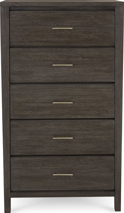 Nevis Riva - Five Drawer Chest - Sharkskin (2024)