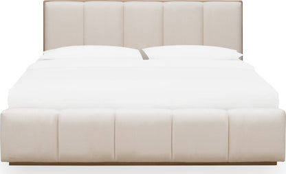 Gardenia - Wood Frame Upholstered Platform Bed