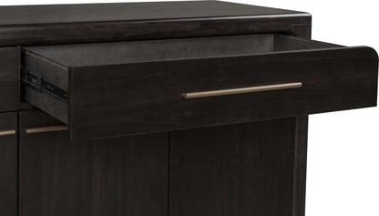 Zamba - Four Door Two Drawer Acacia Wood Sideboard - Jaguar