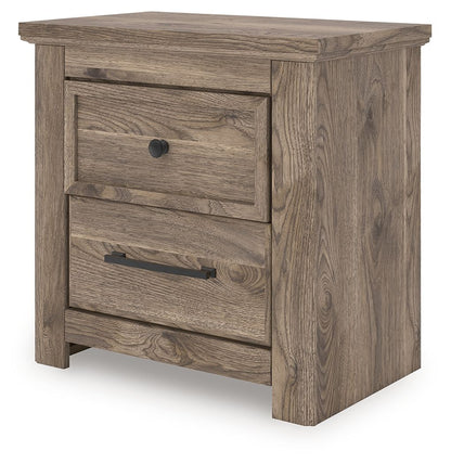 Rusticott - Two Drawer Night Stand - Brown