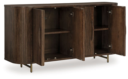 Amickly - Accent Cabinet - Dark Brown
