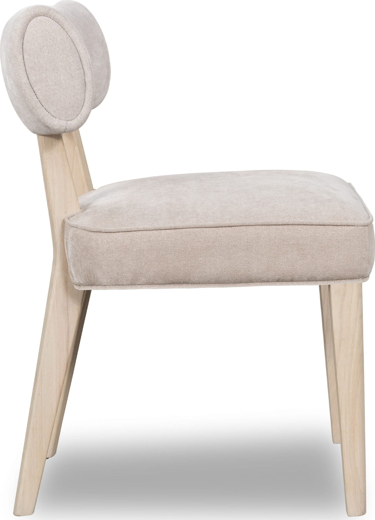 Magnolia - Wood Frame Chenille Upholstered Dining Chair (Set of 2) - Brown Sugar