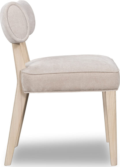 Magnolia - Wood Frame Chenille Upholstered Dining Chair (Set of 2) - Brown Sugar