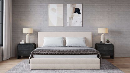 Mika Maya - Upholstered Platform Bed