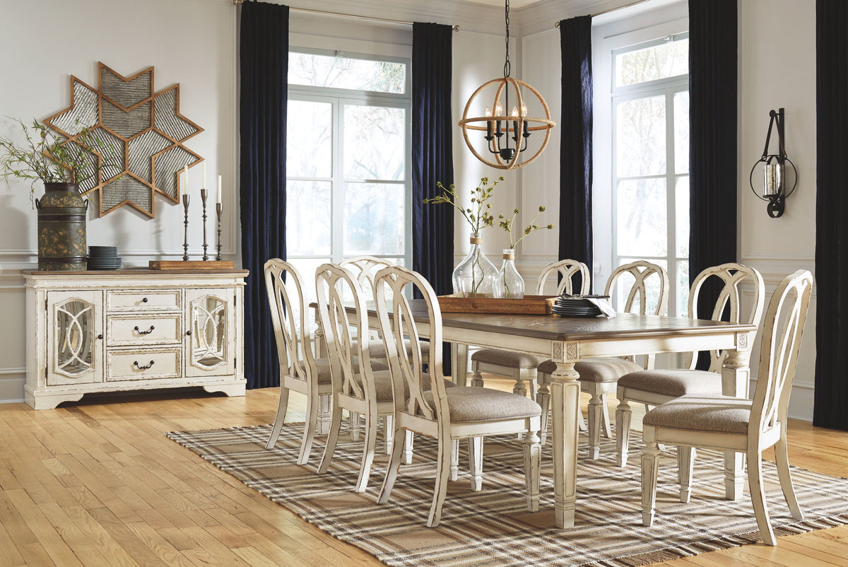 Realyn - Rectangular Dining Room Extension Table - Chipped White