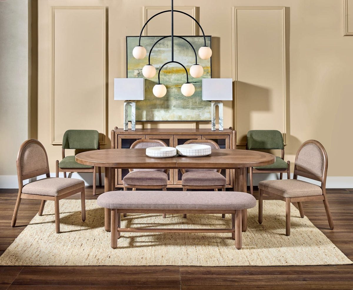 Astor - Round Back Chair (Set of 2) - Sports Coat / Claystone