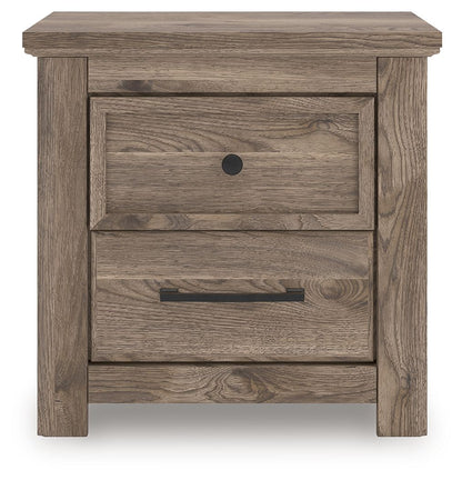 Rusticott - Two Drawer Night Stand - Brown