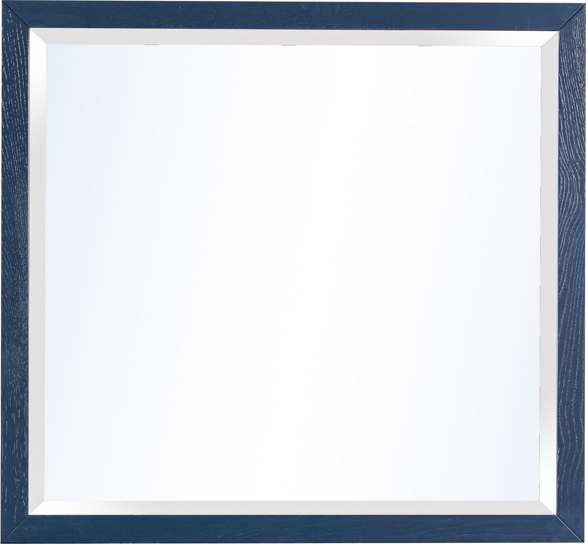 Argento - Beveled Glass Wall Or Dresser Mirror - Navy Blue