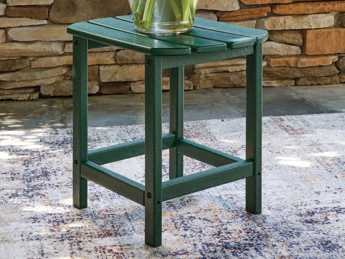 Sundown Shores - Rectangular End Table - Green