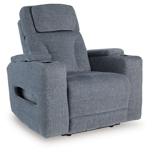 Studio Cave - Power Recliner - Steel