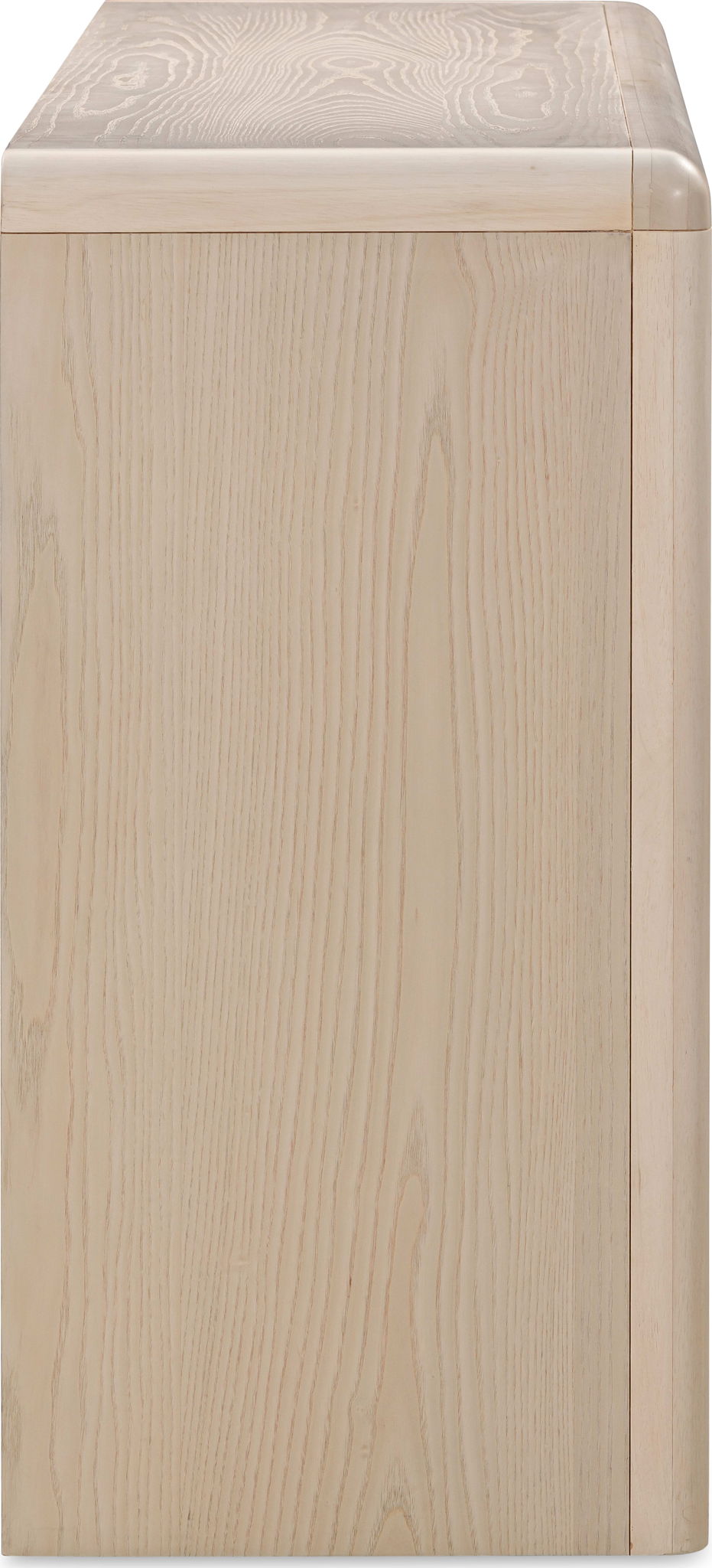 Liv - Four Door Ash Wood Sideboard - White Sand