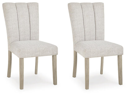 Larawyn - Dining Upholstered Side Chair (Set of 2) - Bisque