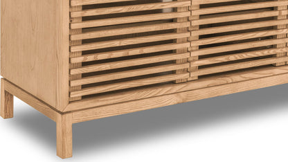 Tanner - Four Door Solid Ash Media Console