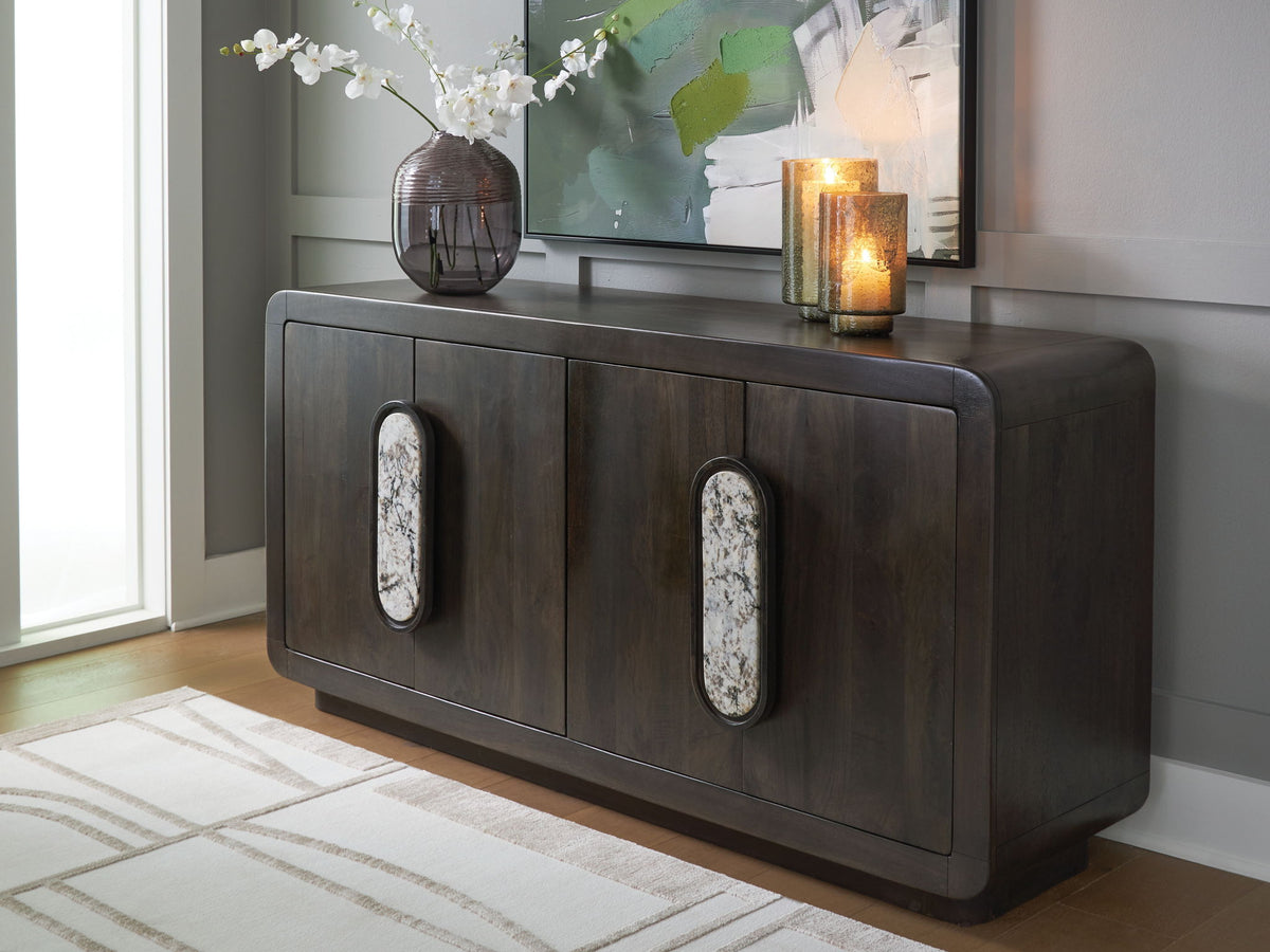 Elliston - Accent Cabinet - Espresso Brown
