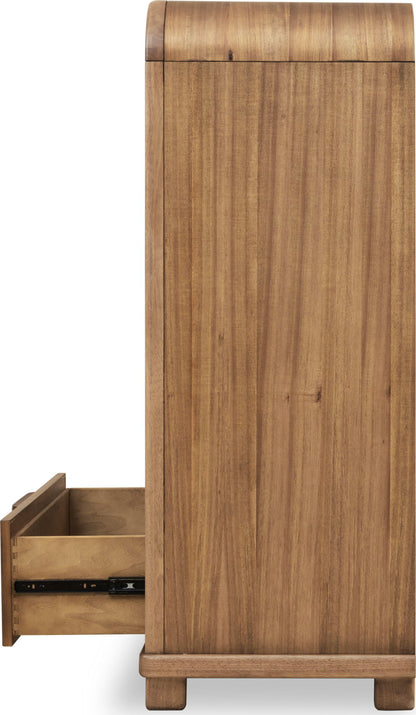 Kione - Five Drawer Acacia Wood Chest - Lioness