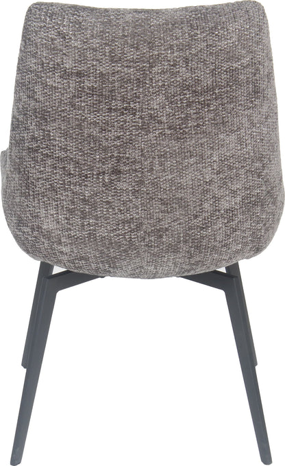 Ceo - 180 Degree Return Swivel Upholstered Dining Chair (Set of 2)