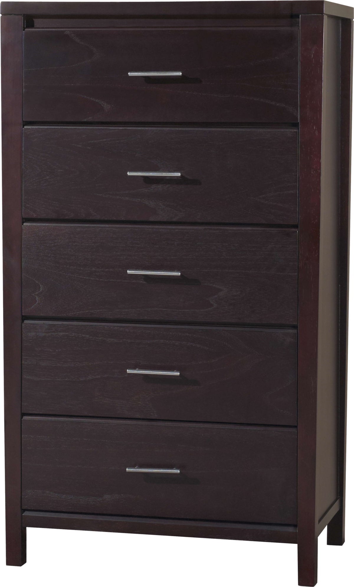 Nevis - Five Drawer Chest - Espresso (2024)