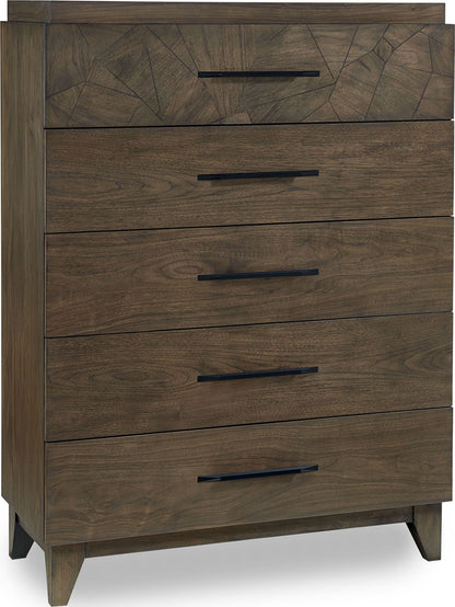 Broderick - Five-Drawer Chest - Wild Oats Brown (2024)