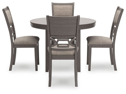 Wrenning - Dining Room Table Set (Set of 5) - Gray