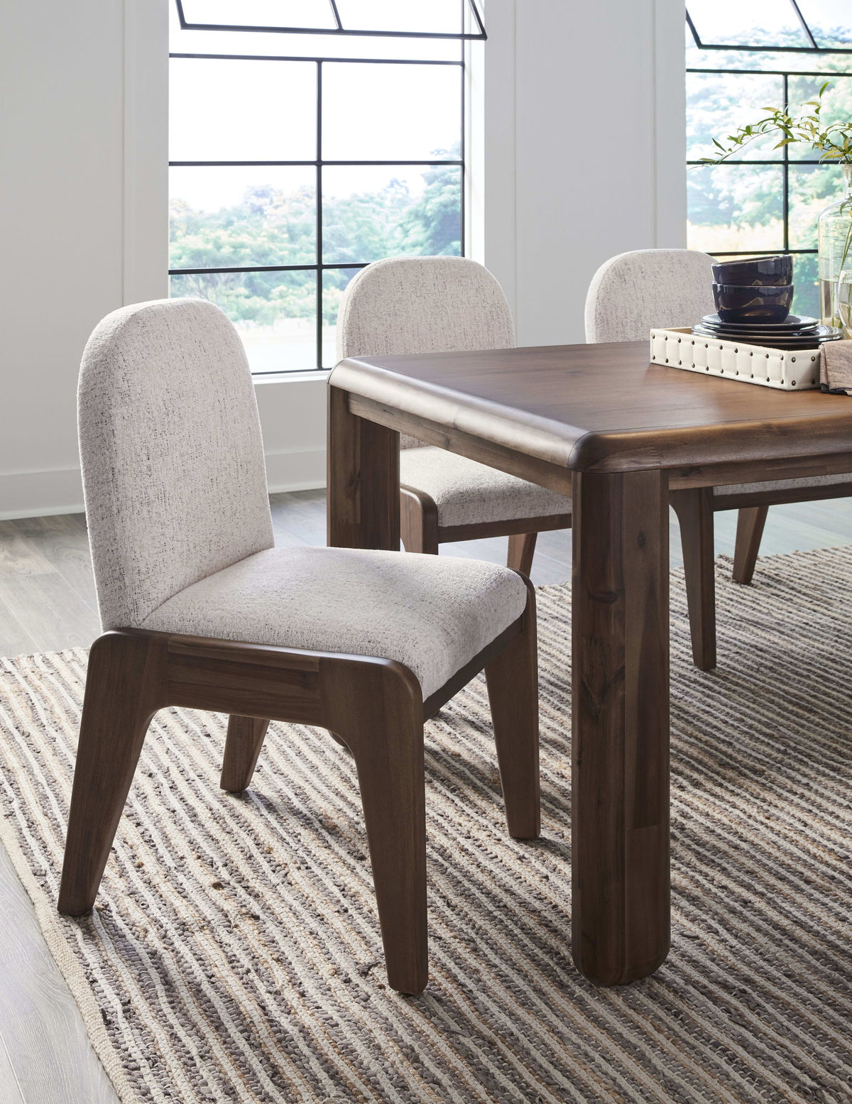 Xolani - Rectangular Acacia Wood Leg Table - Impala