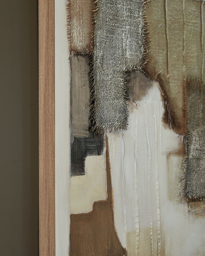 Wylander - Wall Art - Tan / Brown / Gray