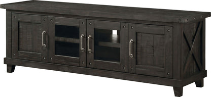 Yosemite - Solid Wood Four Door Media Console - Cafe