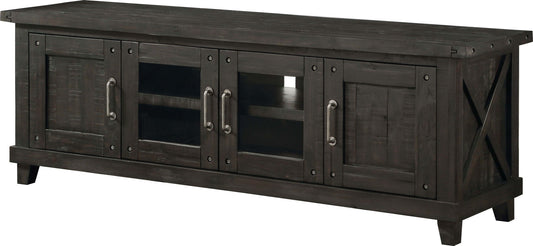 Yosemite - Solid Wood Four Door Media Console - Cafe