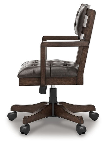 Breckington - Home Office Desk Chair - Dark Brown