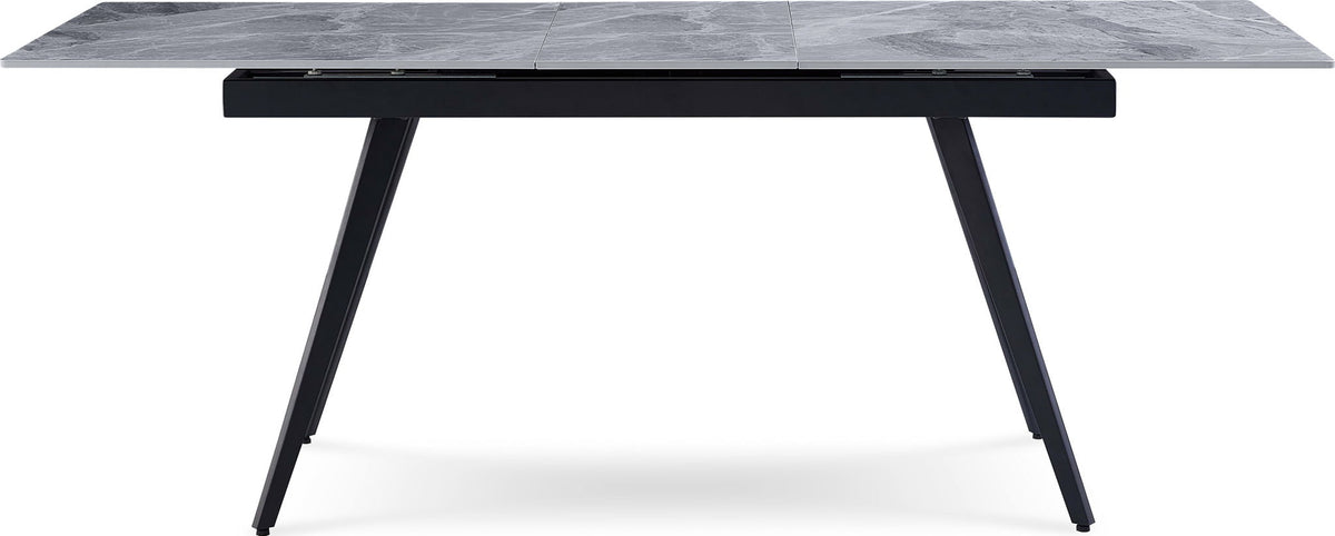 Lucia - Extendable Stone Top Metal Leg Dining Table