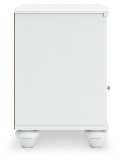 Kozlani - One Drawer Night Stand - White
