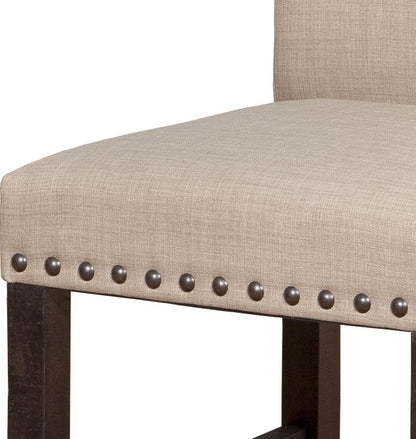 Yosemite - Solid Wood Dining Settee - Beige / Cafe