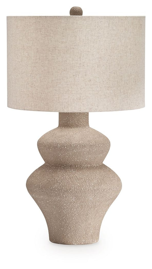 Jossleigh - Metal Table Lamp - Beige