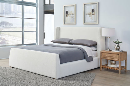 Formosa Presley - Upholstered Wingback Platform Bed